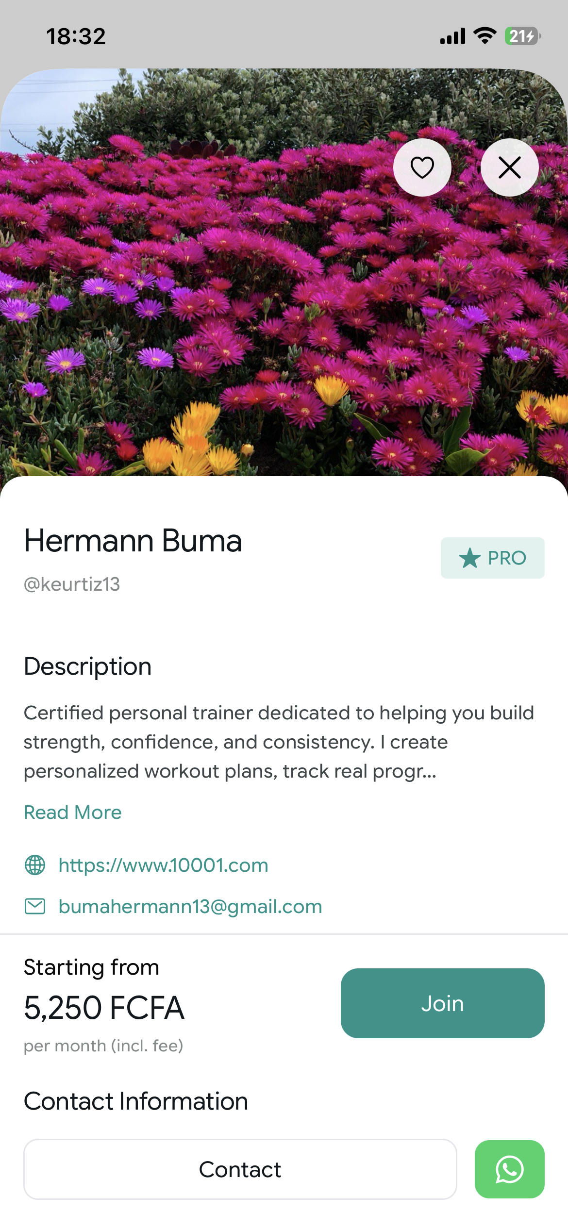 Training Service Details